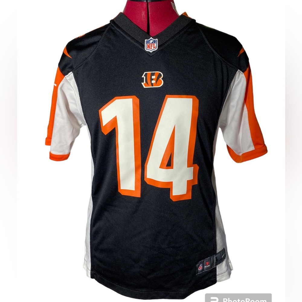 Bengals NFL Jersey Andy Dalton 14 Kids Size Large 14-16
